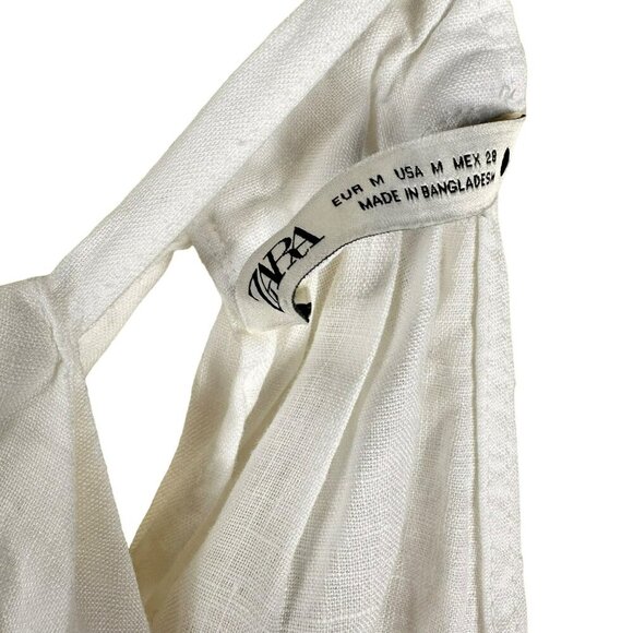 Zara White Halter Tank Top - Picture 9 of 10